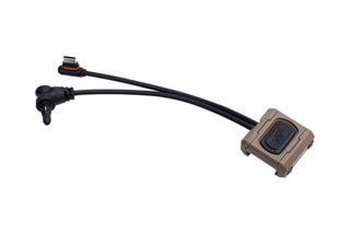 Unity Tactical Modbutton Lite SYNC Dual Switch - LINK USB-C / Crane Laser - 4.5" - FDE